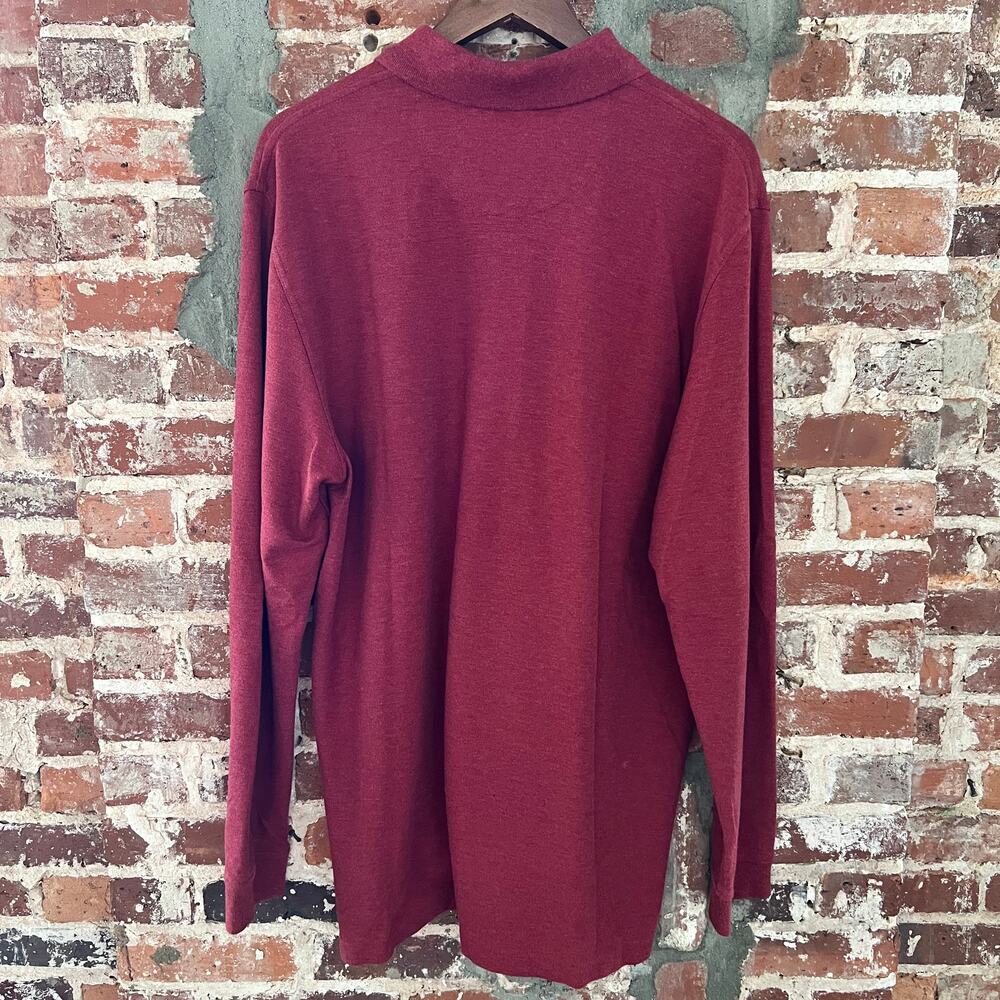 Brooks Brothers Men's Red LS Polo Shirt L - Picture 3 of 6